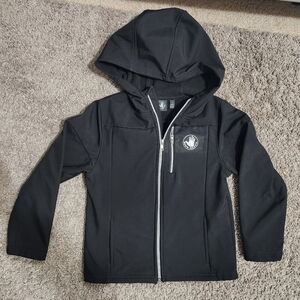 Body Glove Boys Black Hooded Jacket, Size 7
